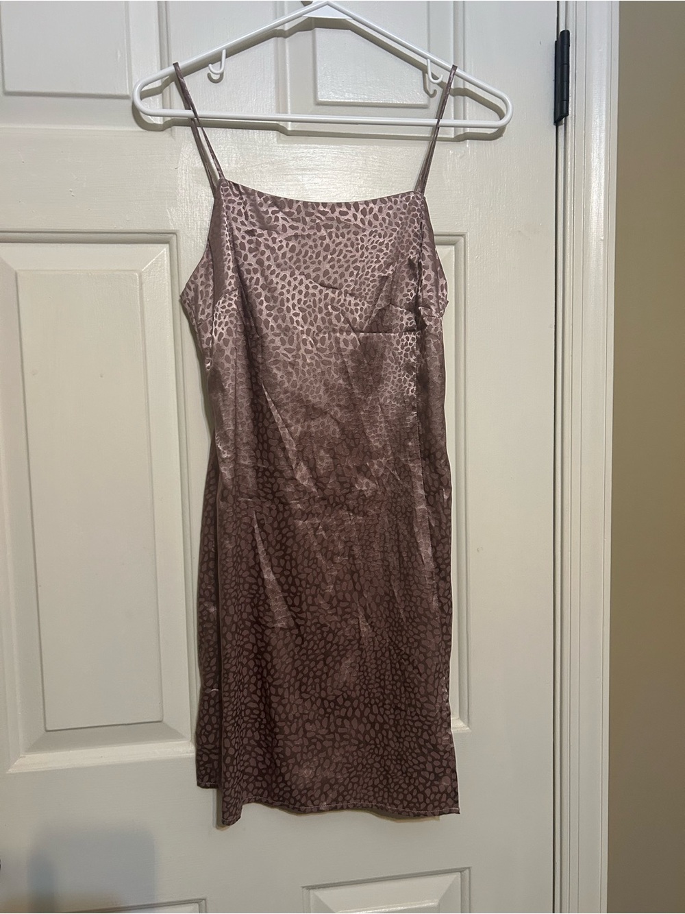 Sophie Rue silky leopard slip dress size xs NWT